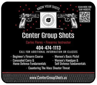 Firearm Training Griffin Center Group Shots