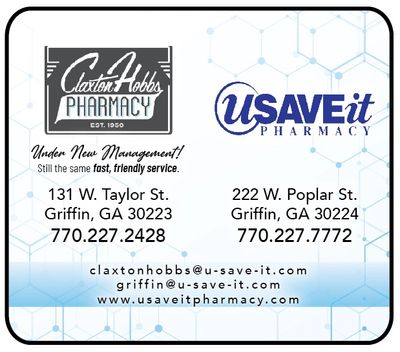 U-Save-It is your hometown pharmacy Griffin