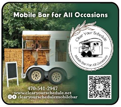 mobile Bar clear your schedule 