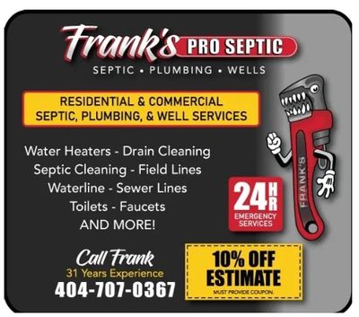 Septic in Griffin Frank Pro's Septic savings here