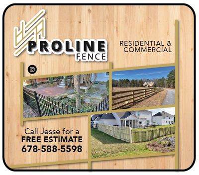 Fence installs Griffin Proline fence
See ad for exclusive coupons and savings
