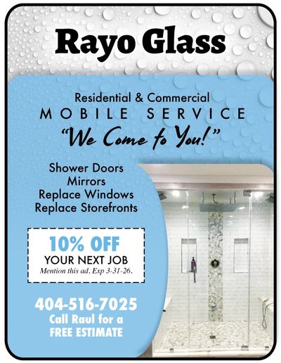 Glass Repair in Griffin Rayo