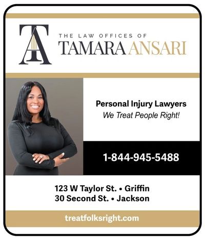 Law office Griffin Tamara Ansari

Personal Injury Lawyers Serving Metro Atlanta Area