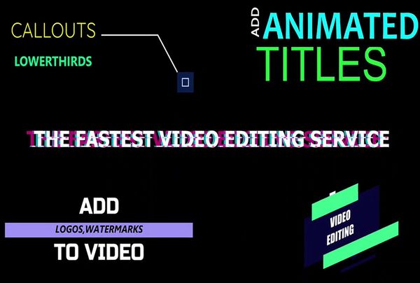 ADD TEXT, TITLES, LOGO, WATERMARKS, CALLOUTS TO VIDEO AND PHOTOS