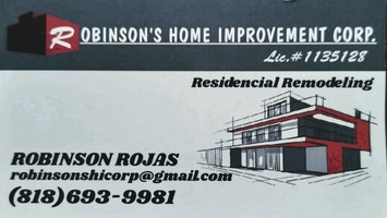 Robinson's Home Improvement Corp. 
Lic#113518

Handyman Services