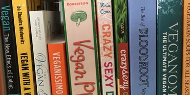 A bunch of books kept together