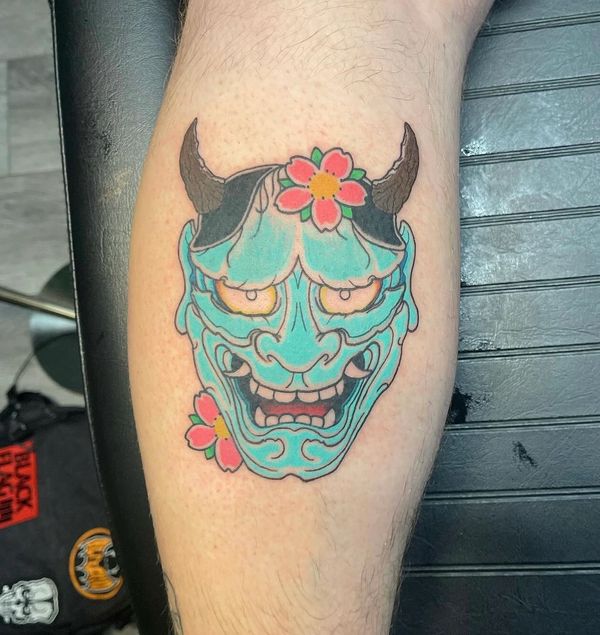 Hannya Mask Tattoo