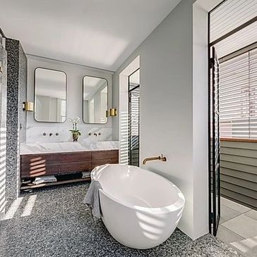 New Sleek Bathroom