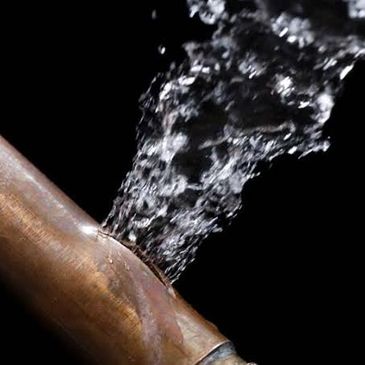 Burst pipe
