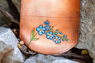 Leather Cremation urn from Eternal Alaska