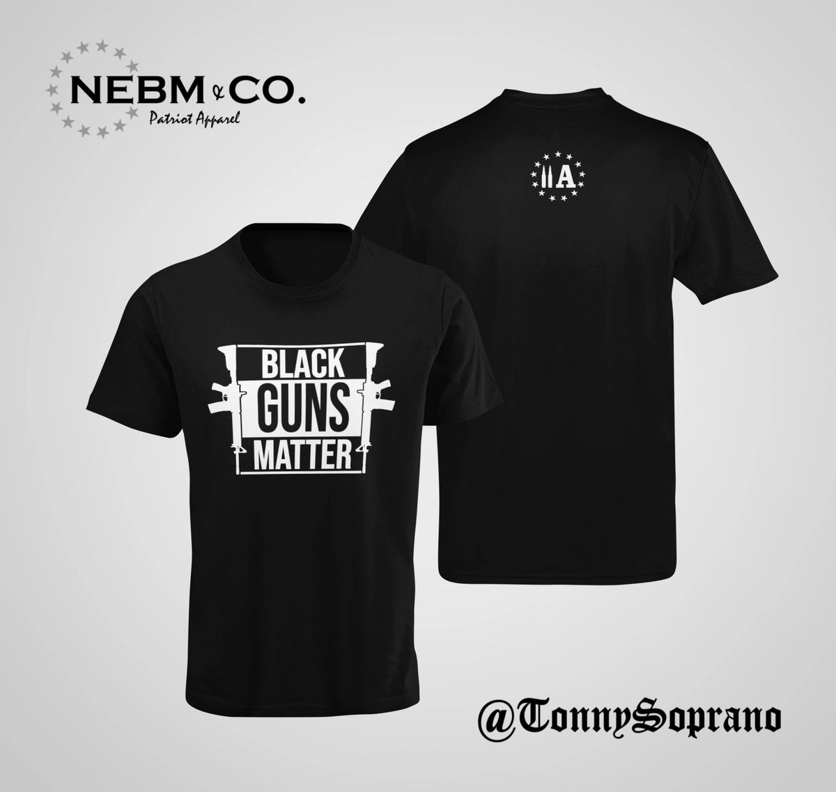 Black Guns Matter" T-Shirt Design
