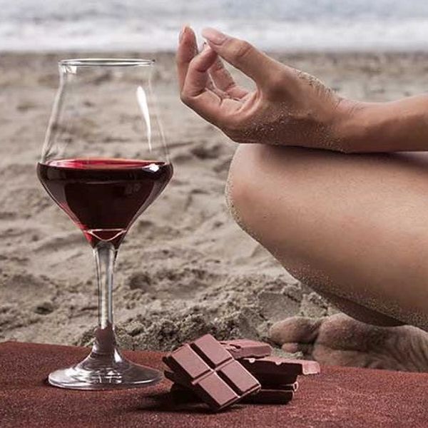 yoga and wine tasting