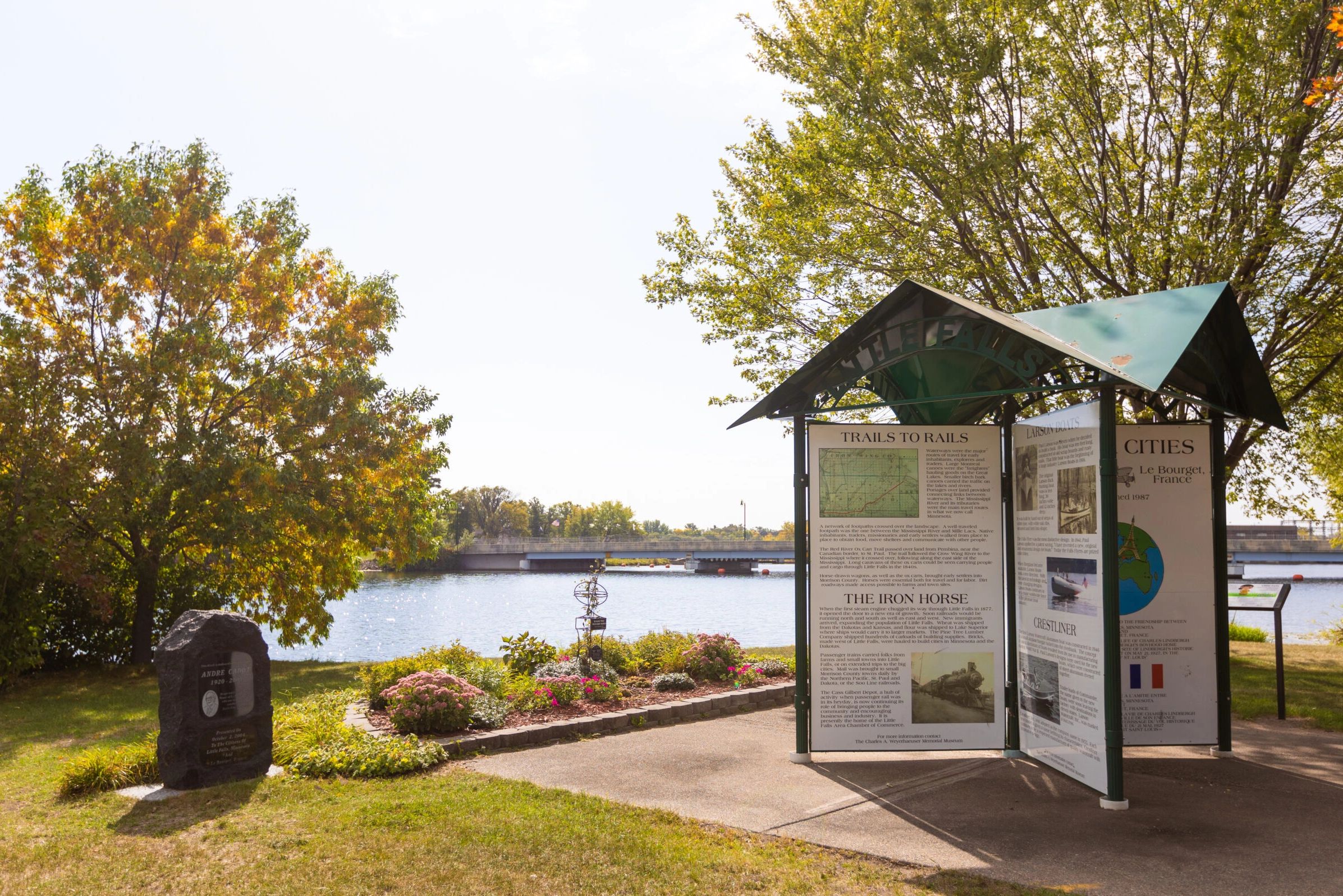 Le Bourget Park in Little Falls, MN