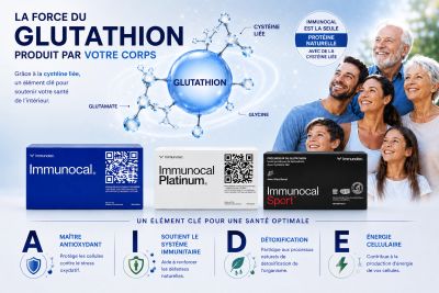 Glutathione supports immune system and cellular energy, with Immunocal products.