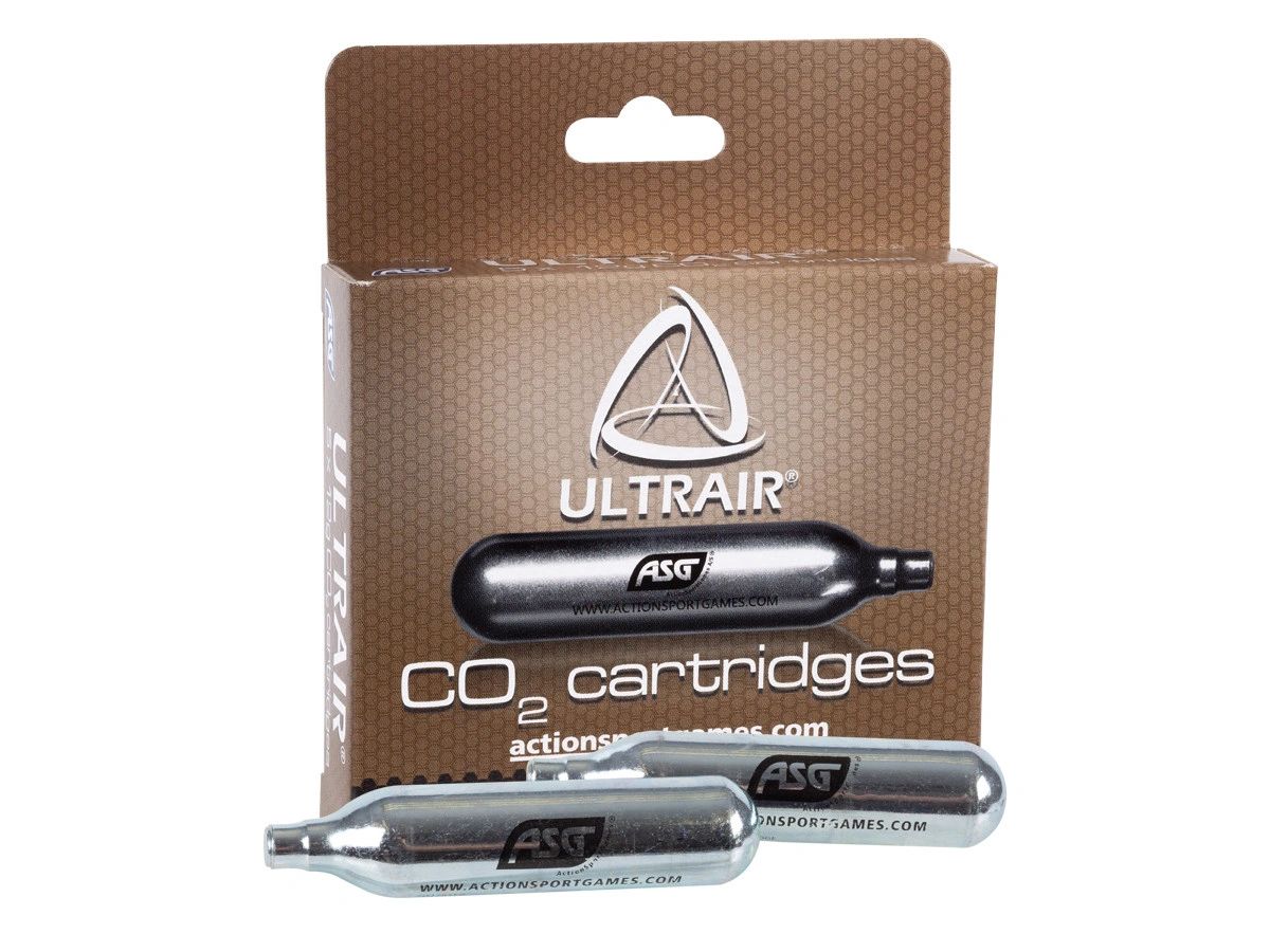 ASG ULTRAIR 12 GRAM CO2 CARTRIDGES