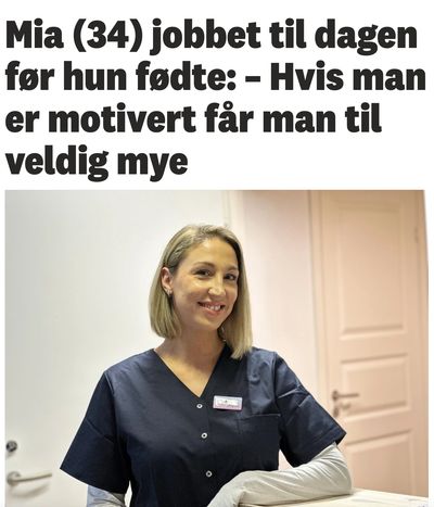 Mia Zecic estetisk sykepleier