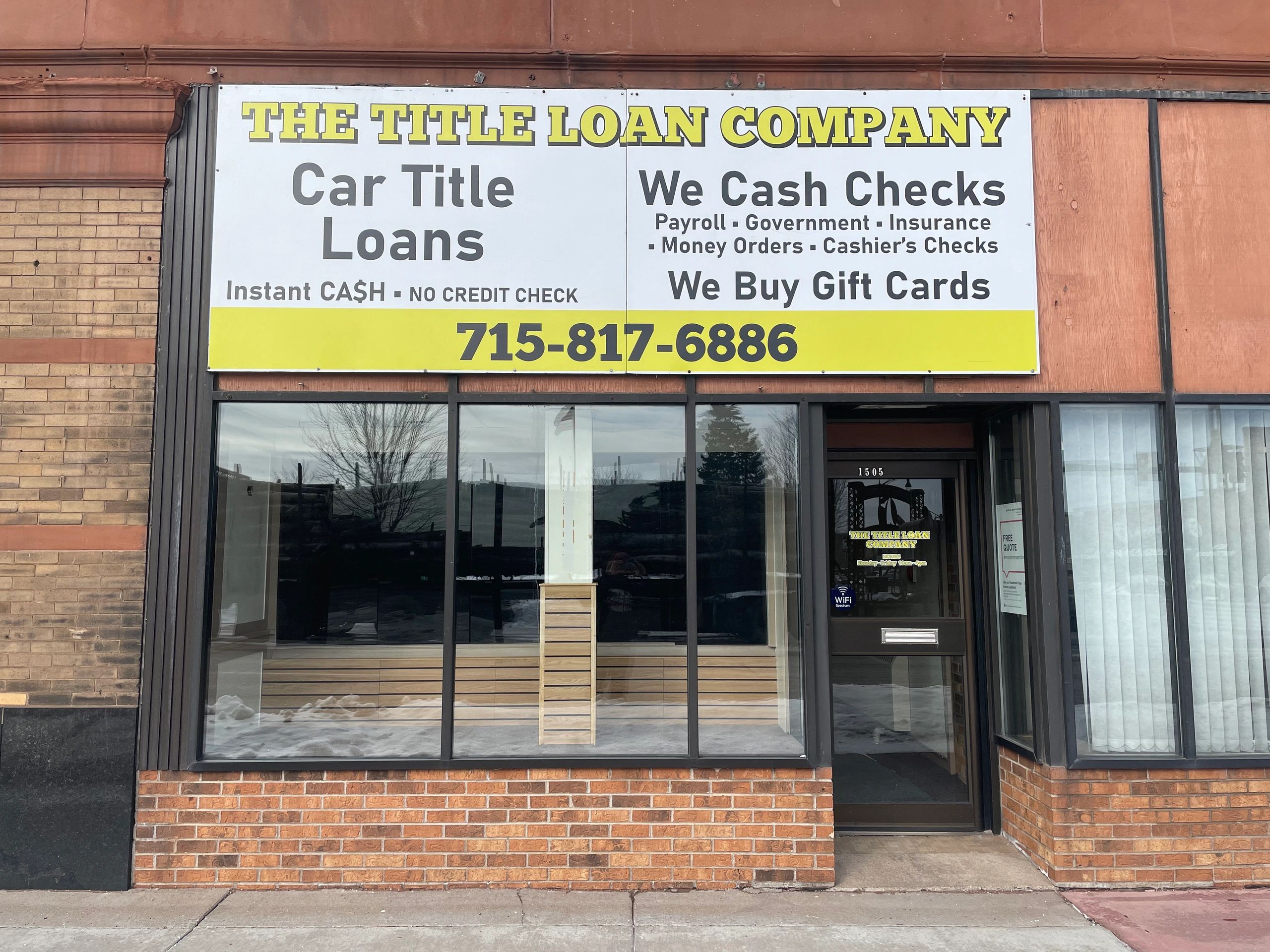 The Title Loan Co Title Loans, Check Cashing, Gift Cards