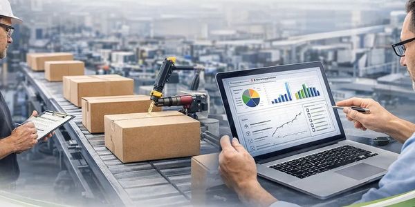 Workers review packaging performance to reduce costs and improve protection.