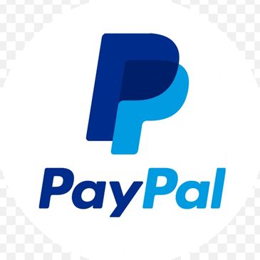 Logo de PayPal con doble P en azul.