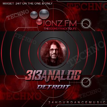 313analog techno mixset on JONZ.FM Detroit.