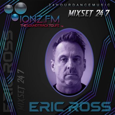 Eric Ross mixset cover for 24/7 dance music.