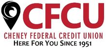 Logo of Cheney Federal Credit Union with tagline.