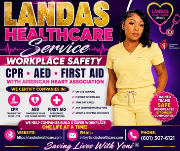 SAVING LIVES WITH YONI "WORKPLACE SAFETY" CPR, FIRST AID, AED