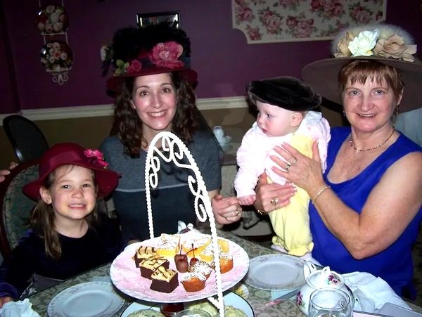 Tea Party for the ladies with hats