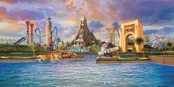 Universal Studios Orlando, Universal's Islands of Adventure, and Universal's Volcano Bay