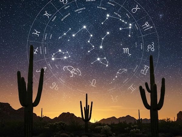 Arizona desert sky zodiac astrology