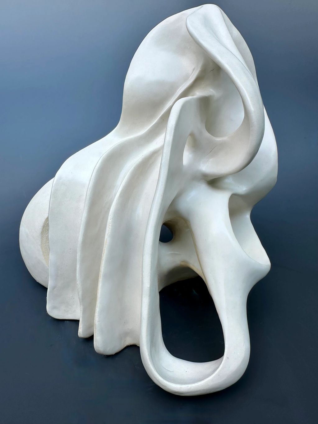 Abstract ceramic sculpture 