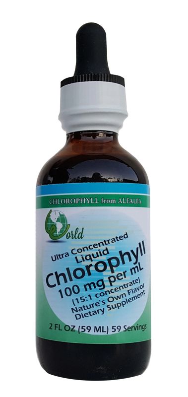World Organic Liquid Chlorophyll with Spearmint and Glycerin 100mg, 16 fl  oz - Kroger