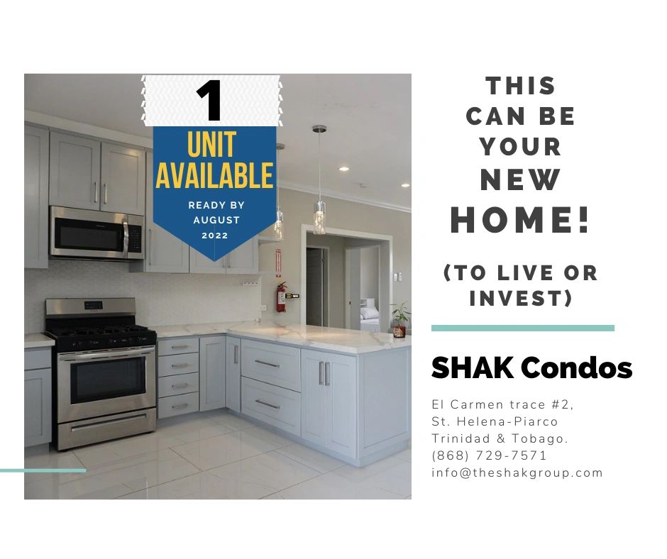 SHAK Condos Apartments for Sale, Real Estate in Trinidad & Tobago