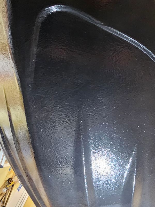 Superslick hull cured, fitted in the UK in Pembrokeshire