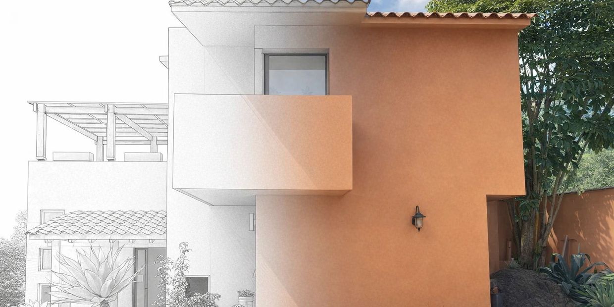 Casa en Tepoztlán 3 habitaciones, arquitectura y construcción #Bilder arquitectos en tepoztlán