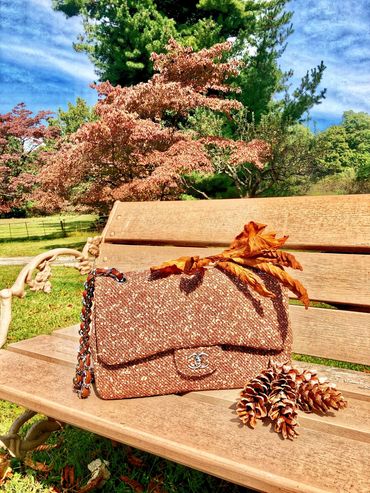 Chanel Tweed Shoulder Bag