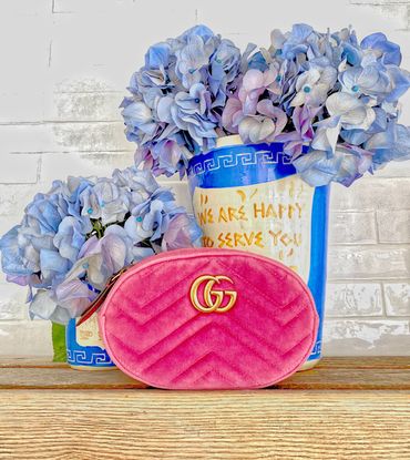 Gucci Velvet Fanny Pack/Belt Bag 