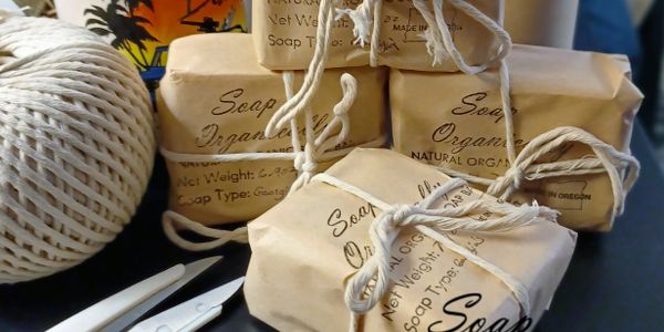 ECO-FRIENDLY PACKING OF ORGANIC HANDMADE SOAP
