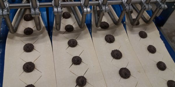 Bakery Equipment - Make Up Line folding of Turnovers - Danish - Pastry Products