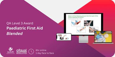 First aid at work, CPR, AED, Life saving, BLS, Paediatric, Blended