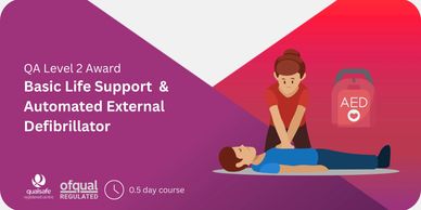 First aid at work, CPR, AED, Life saving, BLS