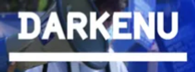 Logo with the word DARKENU in white over a dark blue background.