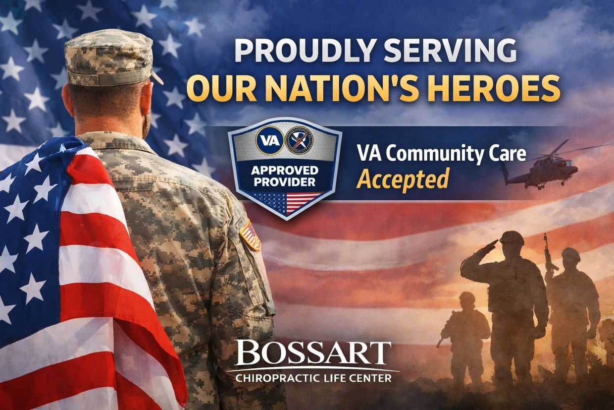 Veteran with American flag honoring nation's heroes and VA care acceptance.