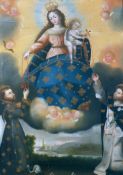 Mary with Sts. Dominic and Francis