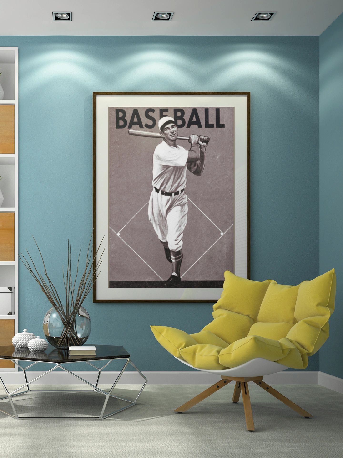 Vintage Washington Nationals Baseball Art - Row One Brand