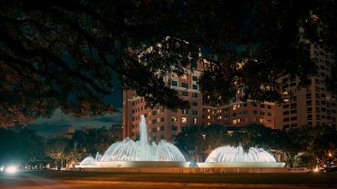 Mecom Fountain, Herman Park. Houston, Texas