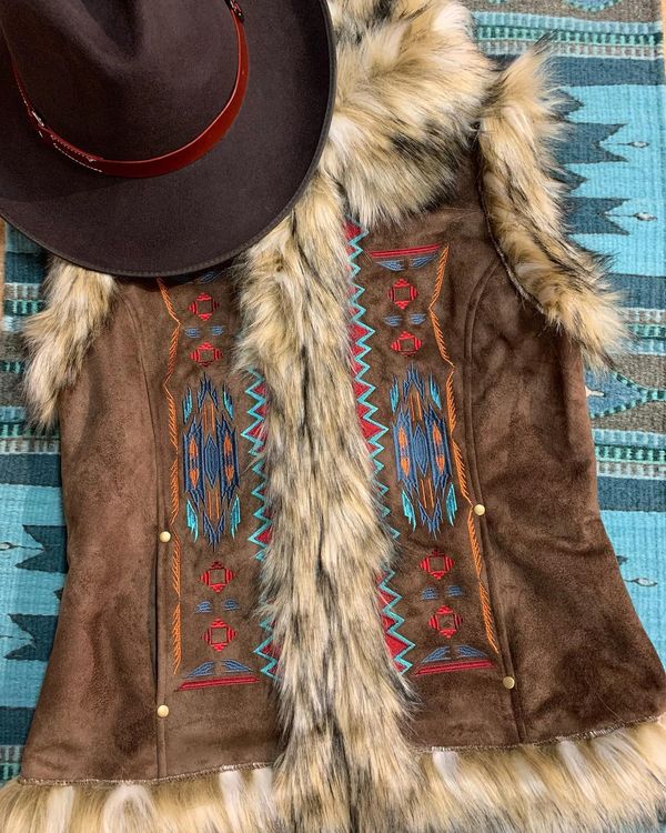 Tasha Polizzi Vest & Outback Hat
