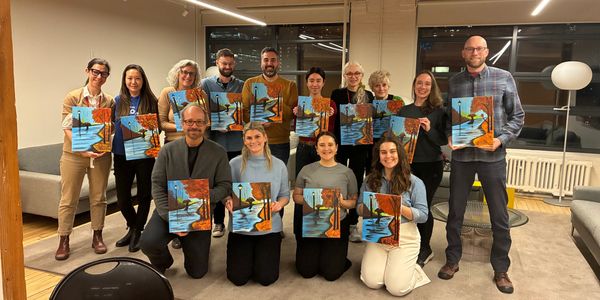Corporate team building paint night Toronto 