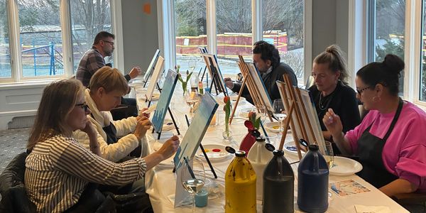 Paint party team building Toronto corporate 