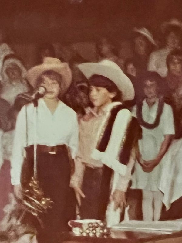 Brent Allen in an early performance 
